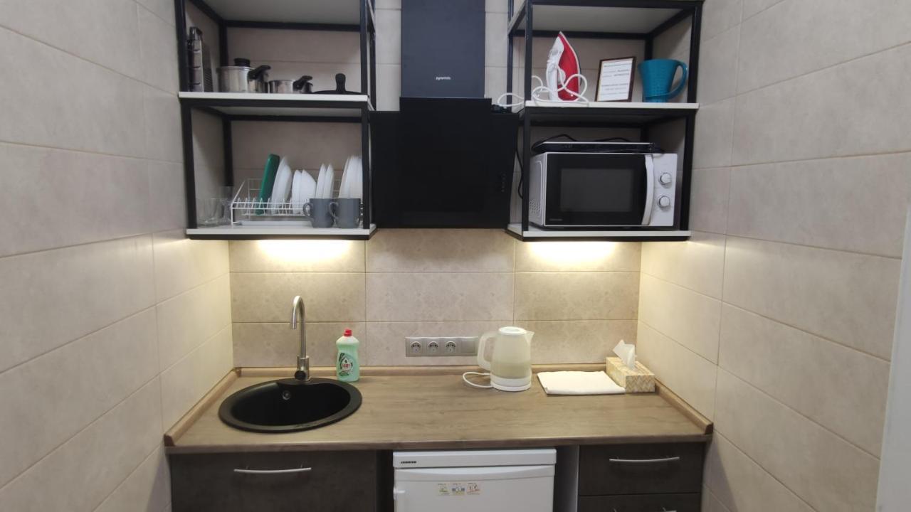 Rybalsky Studio Apartment Dnipro View Kiev Exterior foto