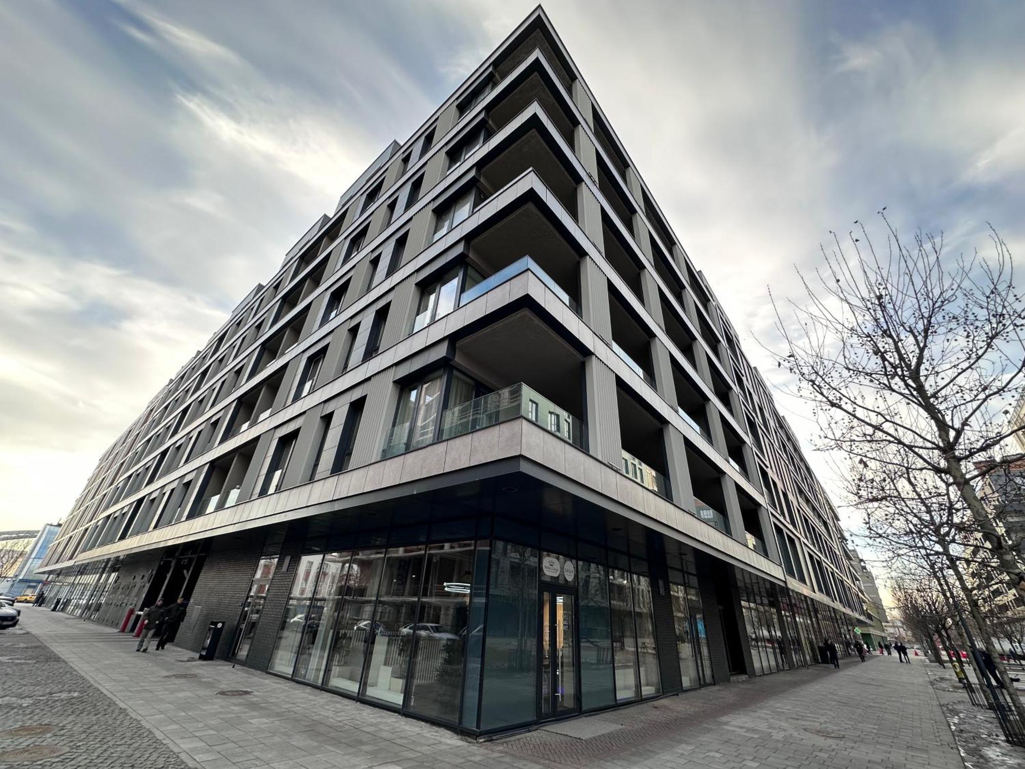 Rybalsky Studio Apartment Dnipro View Kiev Exterior foto